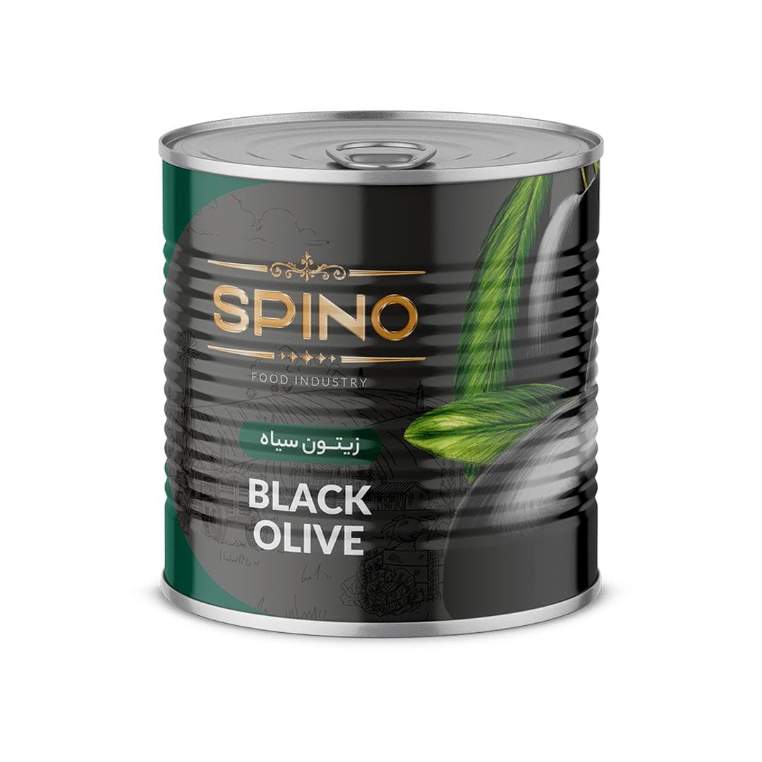 زیتون سیاه بی هسته 1.5 کیلو اسپینو
