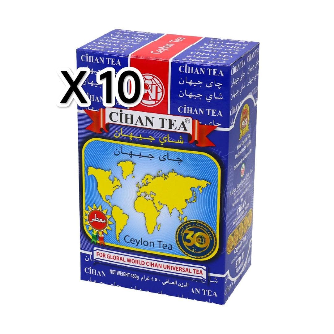 چای معطر جیهان 450 گرم اصل بسته 10 عددی|فروش خوراکی