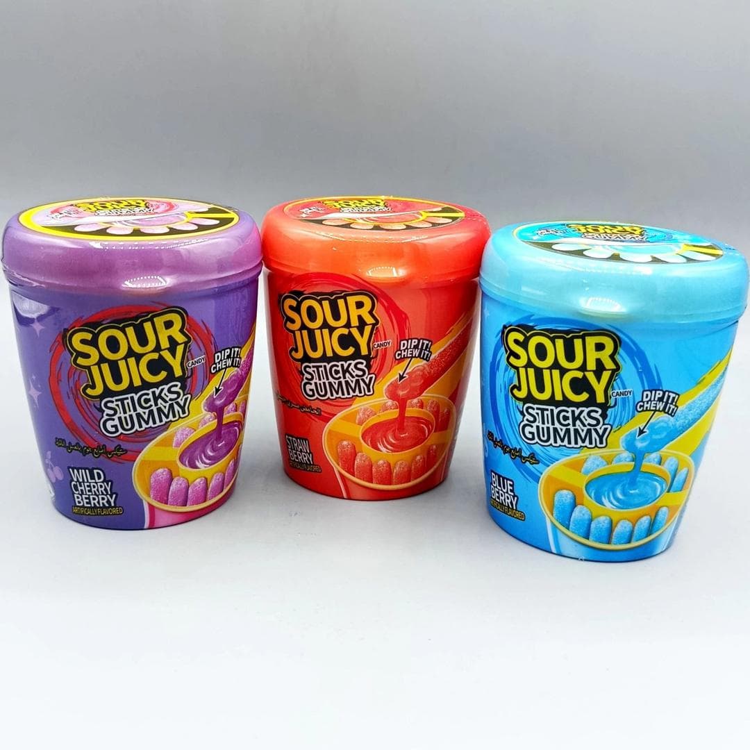 پاستیل ماری شکری با سس ترش sour juicy