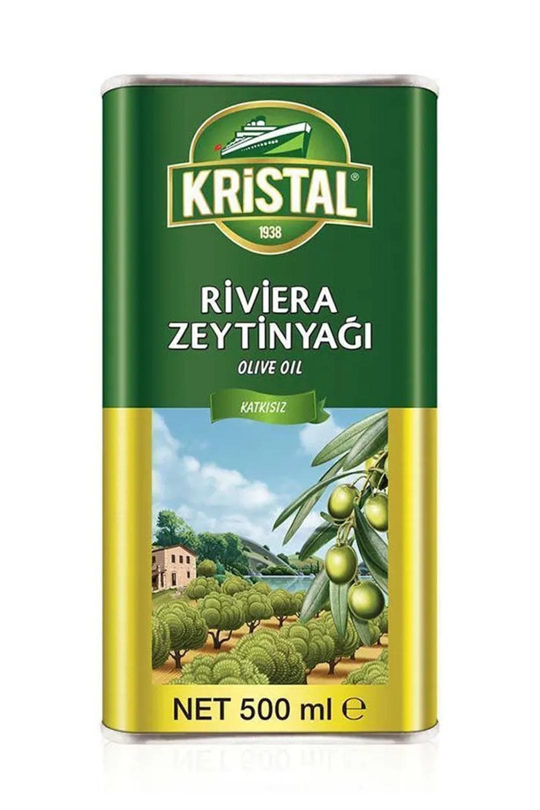 روغن زیتون کریستال - نیم لیتر اصل|فروش خوراکی