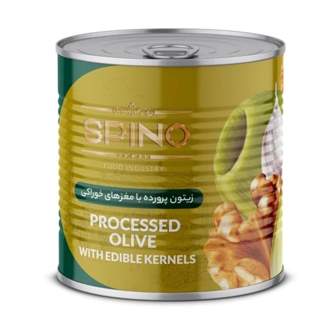 زیتون پرورده با مغز گردو سوپر 3 کیلویی اسپینو